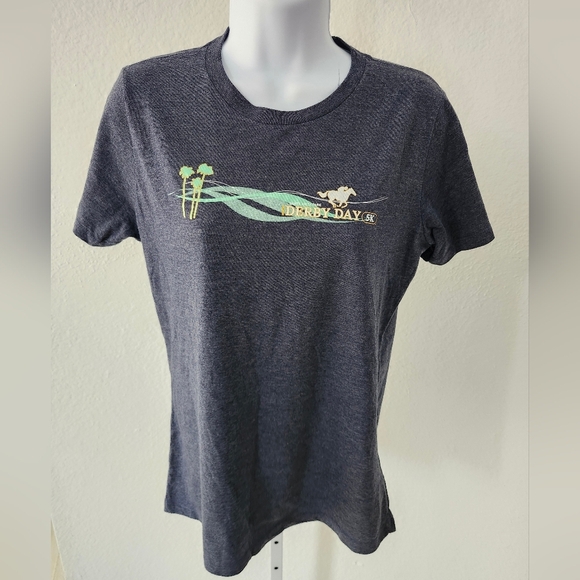 ei-lo Tops - Women's Gray Short Sleeve Tee